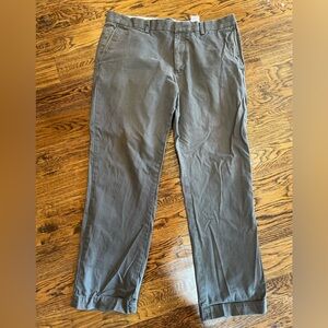 Banana Republic Aiden Chinos Cotton Office Pants Gray. Size: 36 x 30